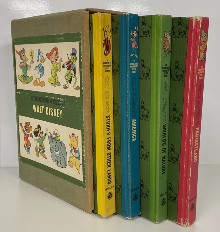 1965 Walt Disney's The Wonderful Worlds of Walt Disney Book Box
